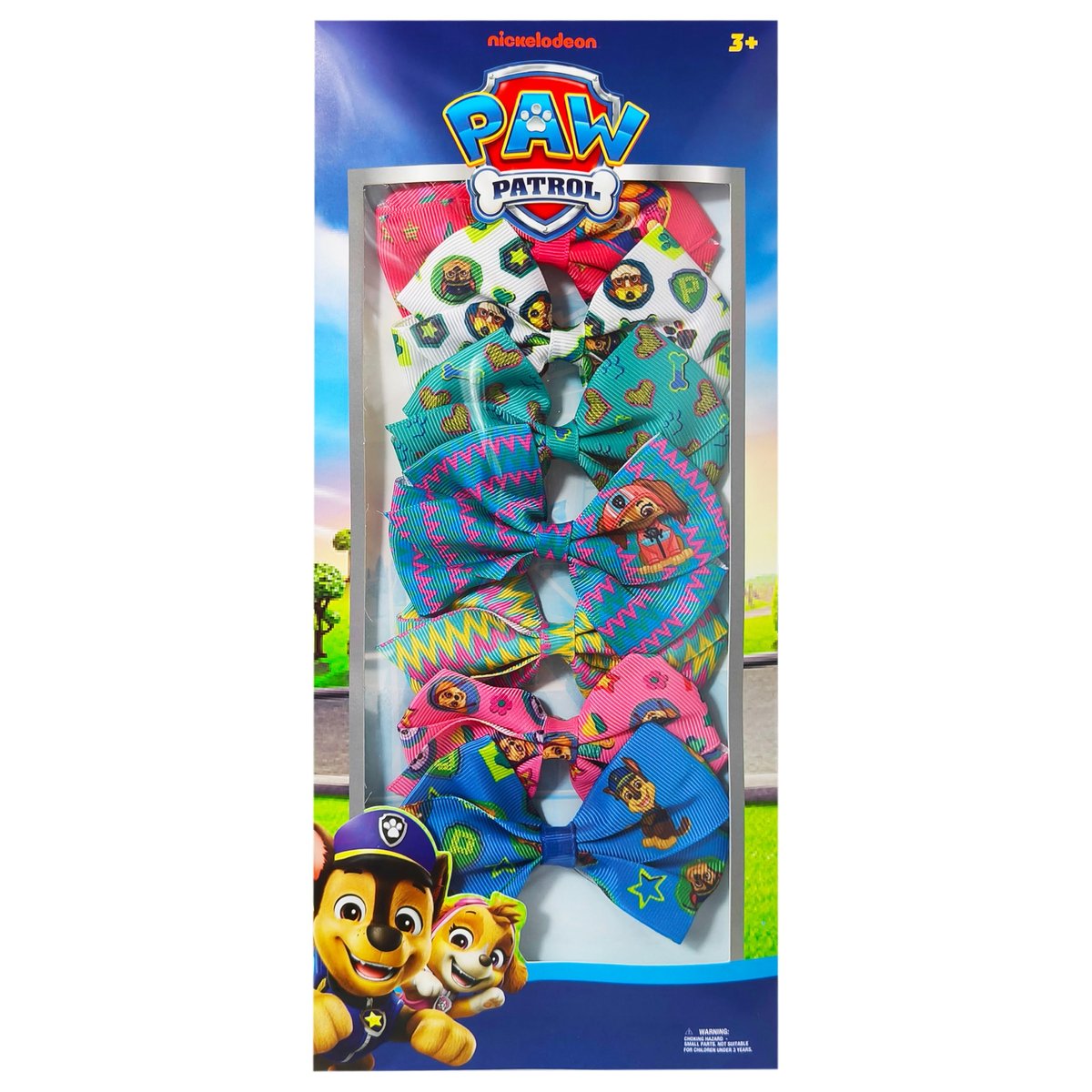 LUV HER Paw Patrol Alligator Haarspangen für Kinder – 7er-Pack rutschfeste 4-Zoll Haarbögen – Mädchen Haaraccessoires mit Welpenprints – ab 3 Jahren – ungiftiges Material