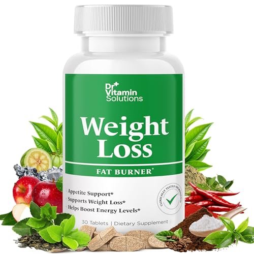 Fatburner für Frauen und Männer – Appetitzügler & Thermo-Booster mit Grüntee, Garcinia Cambogia & Chrom – 30-Tage-Vorrat, Dr Vitamin
