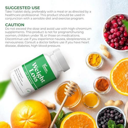 Fatburner für Frauen und Männer – Appetitzügler & Thermo-Booster mit Grüntee, Garcinia Cambogia & Chrom – 30-Tage-Vorrat, Dr Vitamin