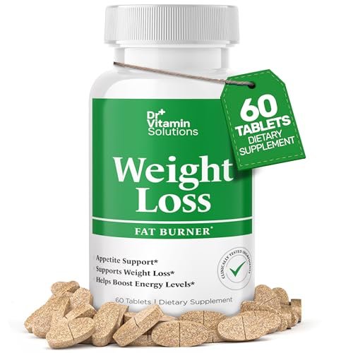 Fatburner für Frauen & Männer – Abnehmtabletten mit Grüntee-Extrakt, Chrom, Vitamin B6 – Energie-Booster, Bauchfett-Brenner & Appetitzügler – 60 Tabletten