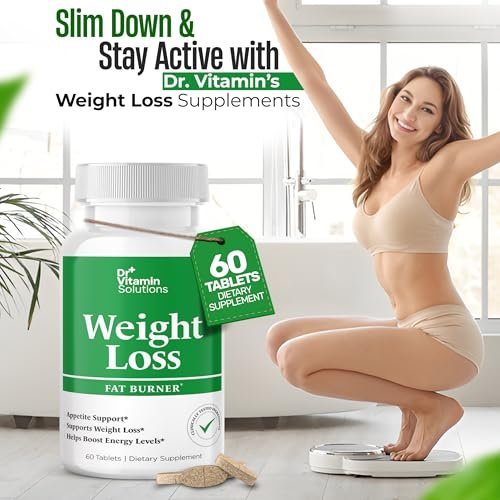 Fatburner für Frauen & Männer – Abnehmtabletten mit Grüntee-Extrakt, Chrom, Vitamin B6 – Energie-Booster, Bauchfett-Brenner & Appetitzügler – 60 Tabletten