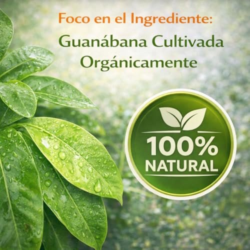 Guanabana (Soursop) 90 Kapseln – 1100 mg pro Portion – Hochwertige Mischung aus 100 % natürlichen Premium-Inhaltsstoffen, pflanzlich, biologisch angebaut