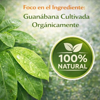 Guanabana (Soursop) 90 Kapseln – 1100 mg pro Portion – Hochwertige Mischung aus 100 % natürlichen Premium-Inhaltsstoffen, pflanzlich, biologisch angebaut