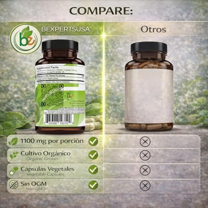 Guanabana (Soursop) 90 Kapseln – 1100 mg pro Portion – Hochwertige Mischung aus 100 % natürlichen Premium-Inhaltsstoffen, pflanzlich, biologisch angebaut