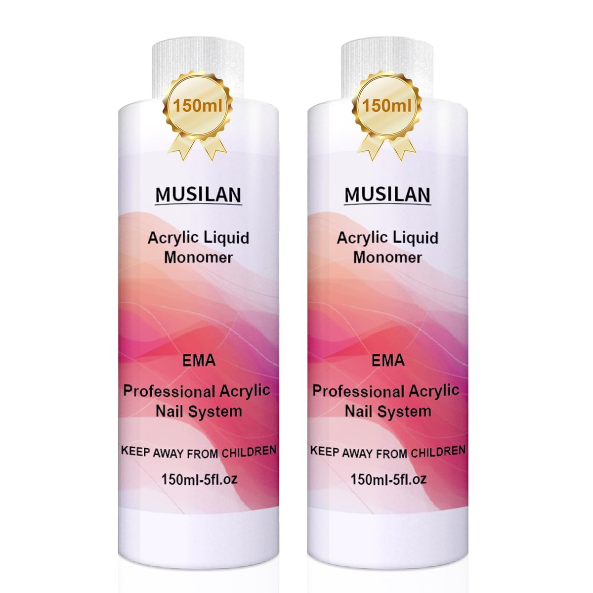 MUSILAN Monomer Acrylic Nail Liquid 300 ml – Professionelles Acrylflüssigkeit für Acrylpulver-System, schnelle Trocknungszeit für Anfänger und Profis