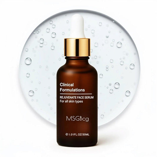 3er-Pack MSGBcg Ageless Rejuvenate Face Serum – Straffendes Anti-Falten-Serum mit 12% Vitamin C & 1% Hyaluronsäure für alle Hauttypen