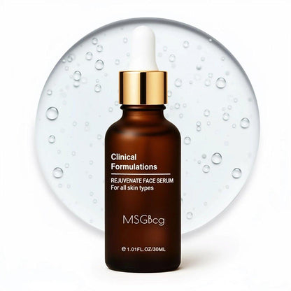 3er-Pack MSGBcg Ageless Rejuvenate Face Serum – Straffendes Anti-Falten-Serum mit 12% Vitamin C & 1% Hyaluronsäure für alle Hauttypen