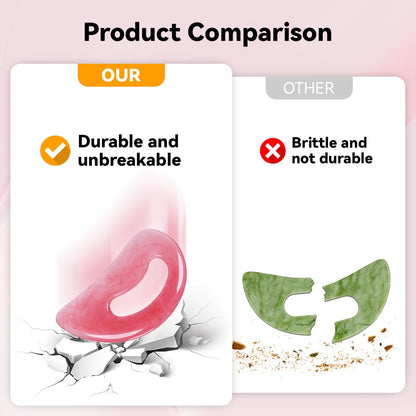 FDKJEJC Körper Gua Sha Tool – Cellulite Guasha Tool für Körper Massage (Naturharz, Pink) Lymphdrainage Gesicht, Rücken, Beine, Frauen Körperformung