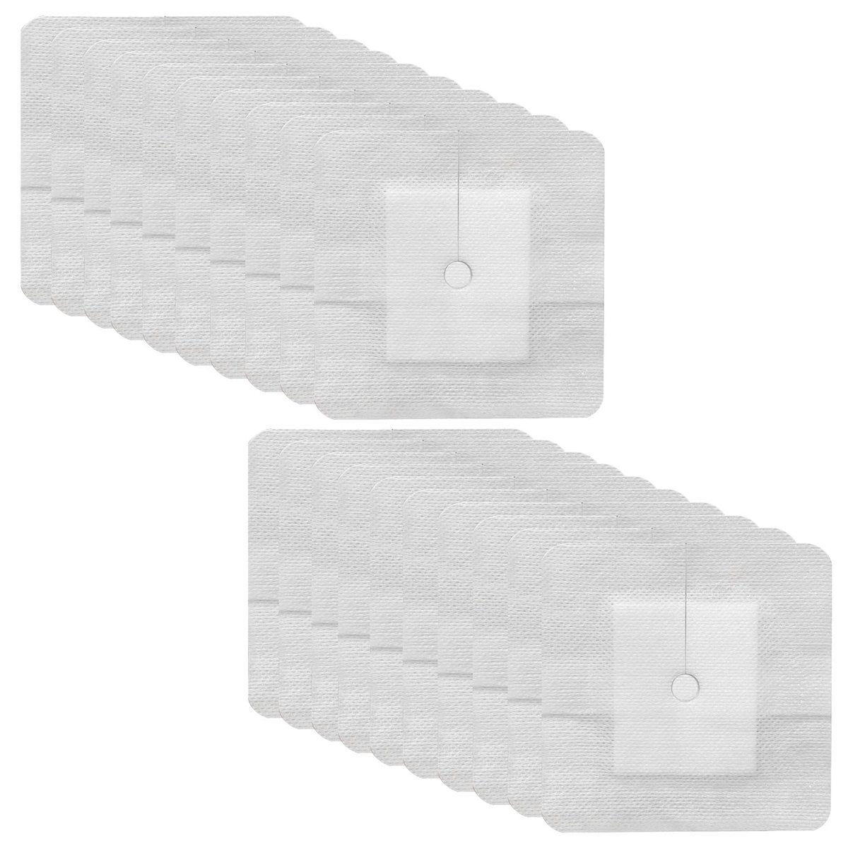 Split Drain Adhesive Bandages 4" x 4" 10 Stück – PD-Katheter-Pflaster, Foley-Tubing-Stabilisierung, G-Tube-Abdeckungen, Peritonealdialyse-Zubehör