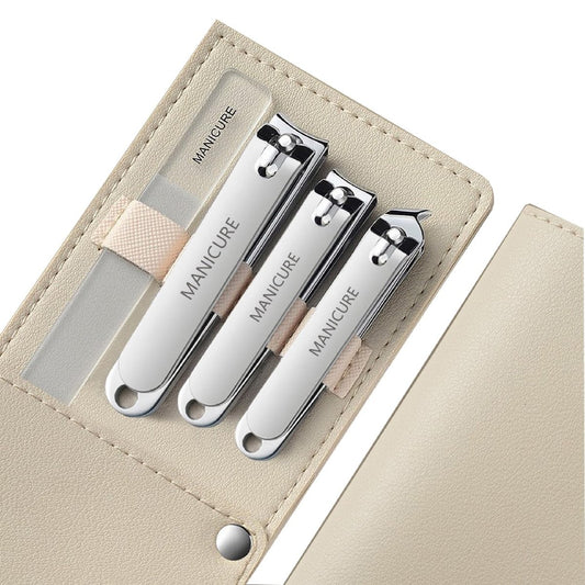4-teiliges Nagelknipser-Set aus hochfestem Kohlenstoffstahl – Scharfe Klingen für harte Nägel, tragbar für Männer & Frauen, ideales Weihnachtsgeschenk & Stocking Stuffer