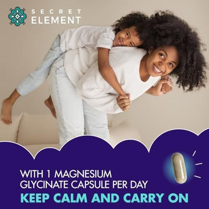 Magnesium Glycinat 500 mg Kapseln – Magnesium für Erwachsene & Kinder mit Kava Kava, hohe Bioverfügbarkeit, vegan & nicht-GVO, 120 Kapseln