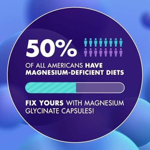 Magnesium Glycinat 500 mg Kapseln – Magnesium für Erwachsene & Kinder mit Kava Kava, hohe Bioverfügbarkeit, vegan & nicht-GVO, 120 Kapseln