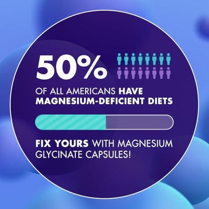 Magnesium Glycinat 500 mg Kapseln – Magnesium für Erwachsene & Kinder mit Kava Kava, hohe Bioverfügbarkeit, vegan & nicht-GVO, 120 Kapseln