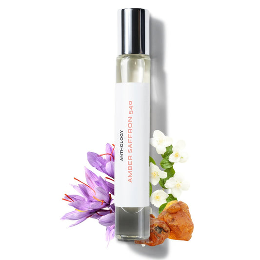 Anthology Amber Saffron 540 Roll On Parfümöl 0,3 oz (9 ml) | Woody, Amber, Blumig | Sauber & Tierversuchsfrei Duftroller