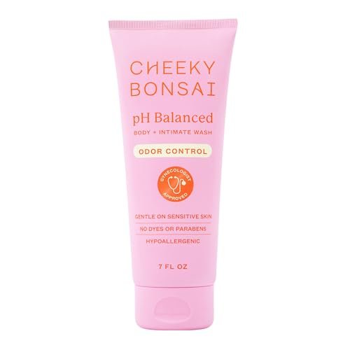 Cheeky Bonsai pH-ausgeglichene Damen-Intimwaschlotion – Beseitigt Gerüche – Sanft zu empfindlicher Haut – Ohne Farbstoffe oder Parabene – Hypoallergen – Gynäkologisch empfohlen (200 ml)