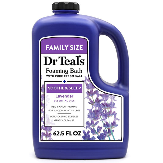Dr. Teal's Schaumbad mit reinem Bittersalz, Schlaf & Entspannung mit Lavendel, 1,85 l