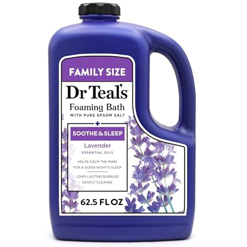 Dr. Teal's Schaumbad mit reinem Bittersalz, Schlaf & Entspannung mit Lavendel, 1,85 l