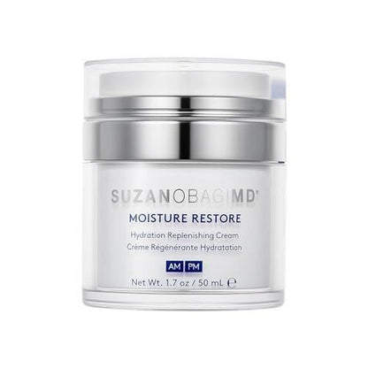 SUZANOBAGIMD Moisture Restore – Medizinische Mehrschicht-Feuchtigkeitspflege gegen Rötungen, langanhaltende Hydratation + Verbesserung von Hauttextur & Festigkeit – Für alle Hauttypen – 50 ml