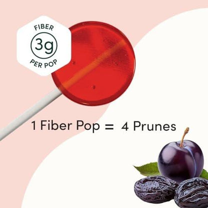 Beekeeper's Naturals Präbiotische Ballaststoff-Lutscher für Kinder - Ärztlich formuliert, 3g Ballaststoffe & Honig, Himbeer-Explosion & Süße Kirsche, 15 Stück