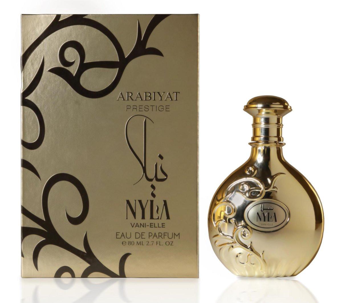 ARABIYAT PRESTIGE Nyla Vani-Elle Eau de Parfum – Unisex Duft mit Vanille und Jasmin, 80 ml