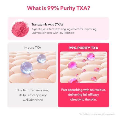APRILSKIN TXA+Niacinamide 99 Pink Milky Toner – Aufhellender und feuchtigkeitsspendender Cremetoner mit 99% hochreinem TXA 3% + Niacinamid 5% für stumpfe Haut, 150 ml