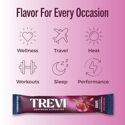 TREVI™ Everyday Sugar Free Electrolytes - Trinkmischung für Elektrolyte - 28 Portionen - Traube