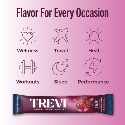 TREVI™ Everyday Sugar Free Electrolytes - Trinkmischung für Elektrolyte - 28 Portionen - Traube