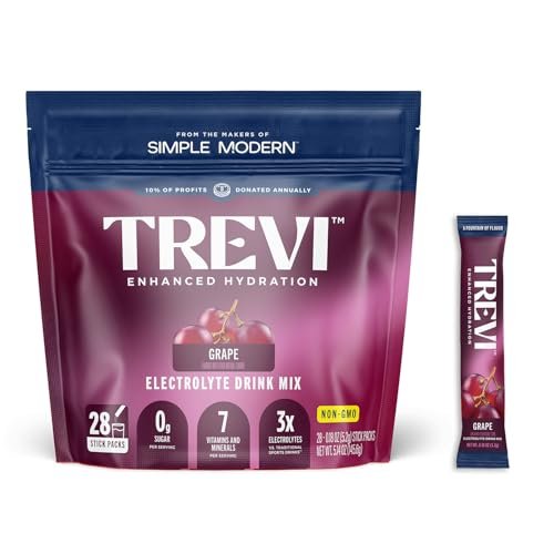 TREVI™ Everyday Sugar Free Electrolytes - Trinkmischung für Elektrolyte - 28 Portionen - Traube