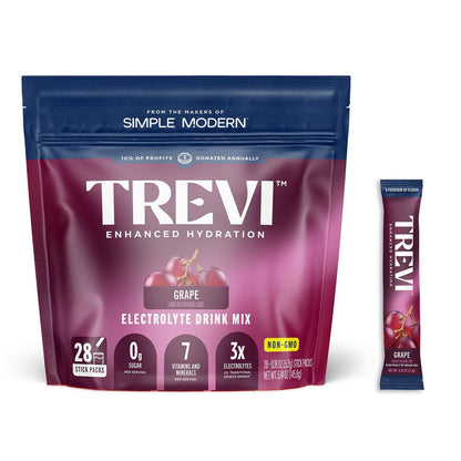 TREVI™ Everyday Sugar Free Electrolytes - Trinkmischung für Elektrolyte - 28 Portionen - Traube