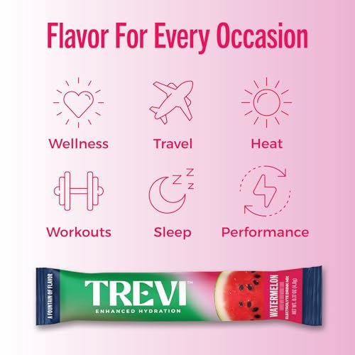 TREVI™ Everyday Sugar Free Elektrolyte - Hydrationspulver für Getränke - 28 Portionen - Wassermelone