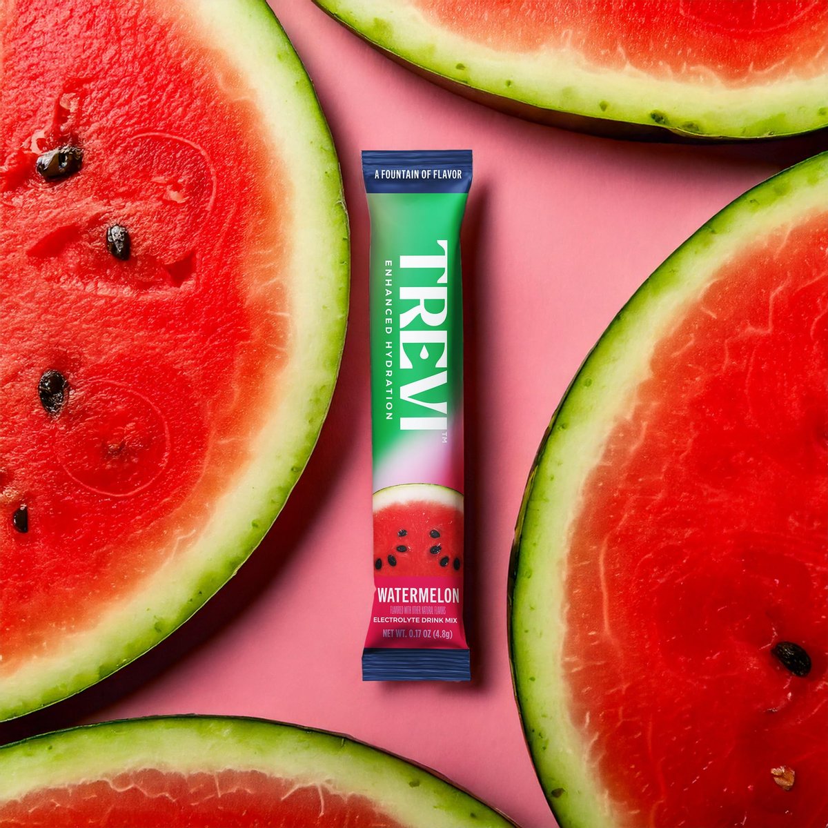 TREVI™ Everyday Sugar Free Elektrolyte - Hydrationspulver für Getränke - 28 Portionen - Wassermelone