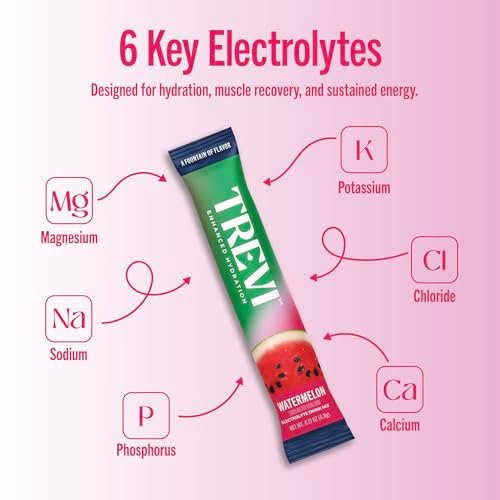 TREVI™ Everyday Sugar Free Elektrolyte - Hydrationspulver für Getränke - 28 Portionen - Wassermelone