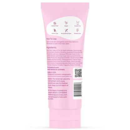 HAPPY CURVES Femininwaschgel - pH-ausgeglichene Reinigung mit Aloe & Vitamin E - Sulfatfrei, Parabenfrei - Intimpflege für Frauen - Geruchskontrolle, sanfte tägliche Pflege für empfindliche Haut (Tahitianische Vanille)