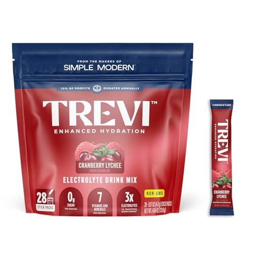 TREVI™ Everyday Sugar Free Electrolytes - Cranberry Lychee - 28 Portionen - Zuckerfreies Hydrationspulver