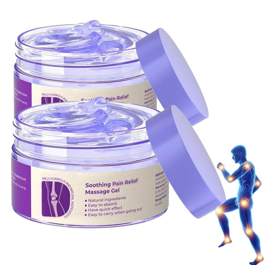 iekufes Joint Purple Gel – Beruhigende Massagecreme für Knie, Lendenwirbelsäule, Nacken, Hände und Füße (2er-Pack)