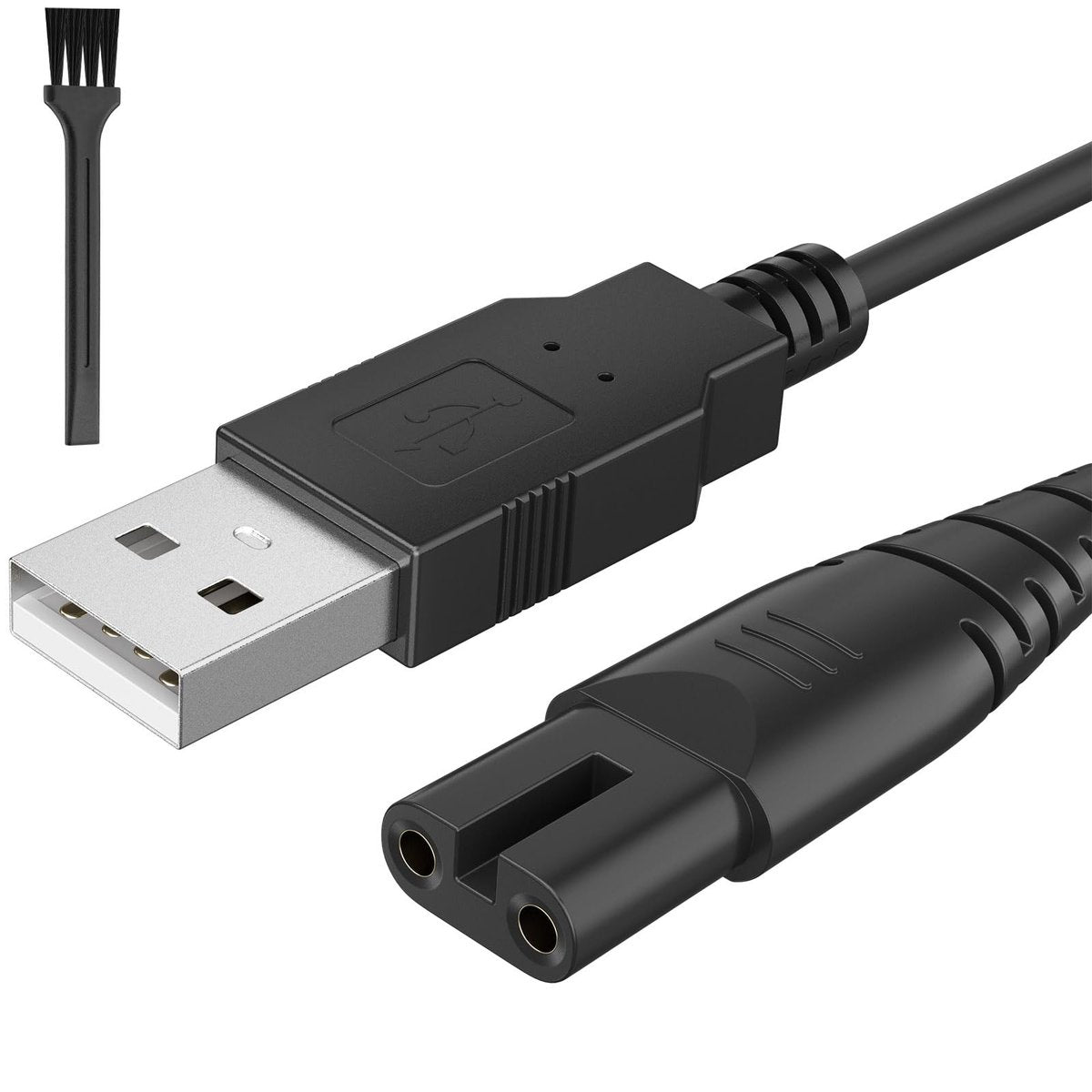 Meliya USB-Ladekabel für Skull Pitbull, Palm, Butterfly Kiss und Beast Clipper PRO Rasierer, Ersatzladekabel für Skull Pitbull Gold PRO, Pitbull Platinum PRO