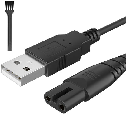 Meliya USB-Ladekabel für Skull Pitbull, Palm, Butterfly Kiss und Beast Clipper PRO Rasierer, Ersatzladekabel für Skull Pitbull Gold PRO, Pitbull Platinum PRO