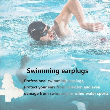 Ohrstöpsel zum Schlafen, Geräuschunterdrückung, wiederverwendbare Ohrstöpsel – superweiche Silikon-Ohrstöpsel, 8 Paare, für Schlafen, Schwimmen, Schnarchen, Konzerte, Arbeit, laute Orte (8 Farben)