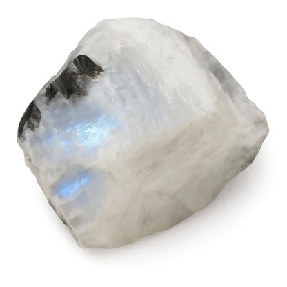 Große 1,25-2,0" Natürliche Regenbogen-Mondstein Rohkristalle für Meditation, Chakra, Reiki, Kristallgitter, Energiearbeit, Drahtwickeln & Spirituelle Wohnkultur