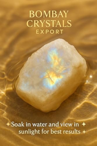 Große 1,25-2,0" Natürliche Regenbogen-Mondstein Rohkristalle für Meditation, Chakra, Reiki, Kristallgitter, Energiearbeit, Drahtwickeln & Spirituelle Wohnkultur