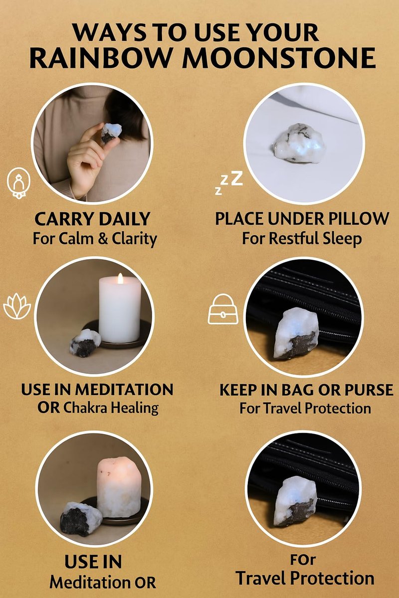 Große 1,25-2,0" Natürliche Regenbogen-Mondstein Rohkristalle für Meditation, Chakra, Reiki, Kristallgitter, Energiearbeit, Drahtwickeln & Spirituelle Wohnkultur