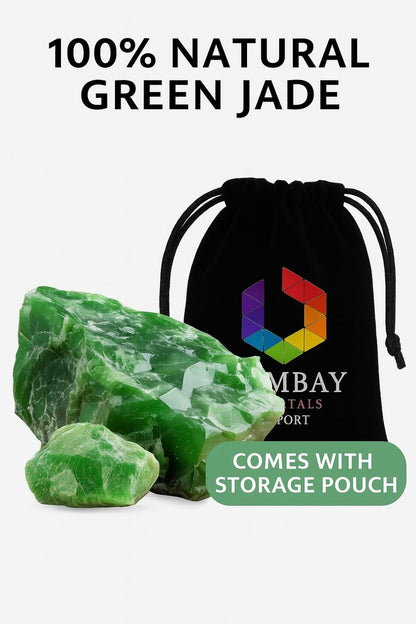 Große 1,25-2,0" Natürliche Grüne Jade Rohkristalle Steine für Meditation, Chakra, Reiki, Kristallgitter, Energiearbeit, Drahtwickeln und Spirituelle Wohnkultur