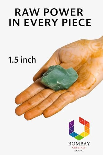 Große 1,25-2,0" Natürliche Grüne Jade Rohkristalle Steine für Meditation, Chakra, Reiki, Kristallgitter, Energiearbeit, Drahtwickeln und Spirituelle Wohnkultur
