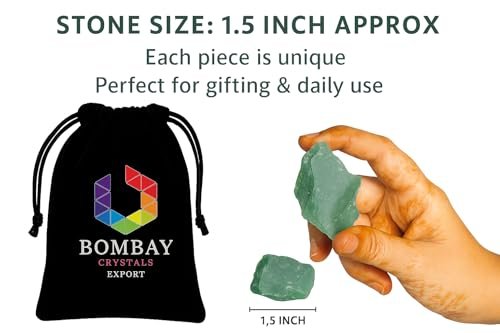 Große 1,25-2,0" Natürliche Grüne Jade Rohkristalle Steine für Meditation, Chakra, Reiki, Kristallgitter, Energiearbeit, Drahtwickeln und Spirituelle Wohnkultur