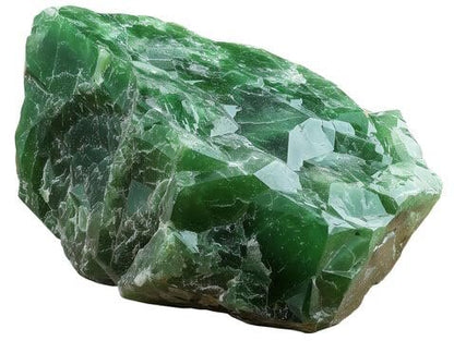 Große 1,25-2,0" Natürliche Grüne Jade Rohkristalle Steine für Meditation, Chakra, Reiki, Kristallgitter, Energiearbeit, Drahtwickeln und Spirituelle Wohnkultur