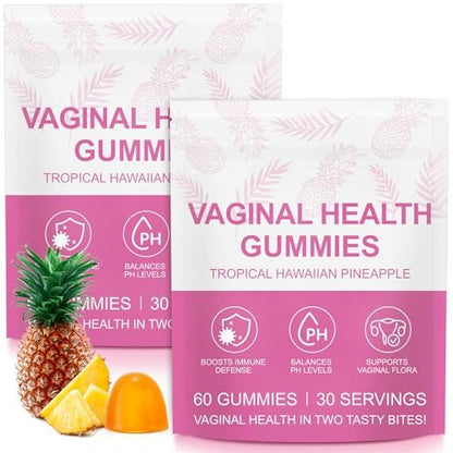Vital Vaginal Probiotika für Frauen – Hochwertige feminine Balance Gummibärchen mit Probiotika für die Verdauung, pH-Gleichgewicht, Darmgesundheit und Immununterstützung – 120 Stück