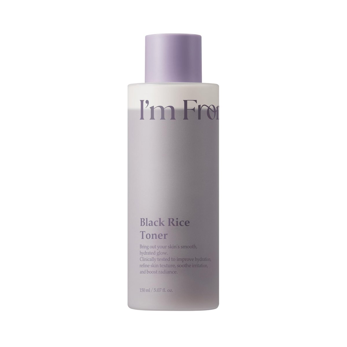 I'm from Black Rice Toner für fettige Haut, Talgkontrolle, leicht, mit Niacinamid und Panthenol, duftfrei, koreanische Hautpflege, 150 ml
