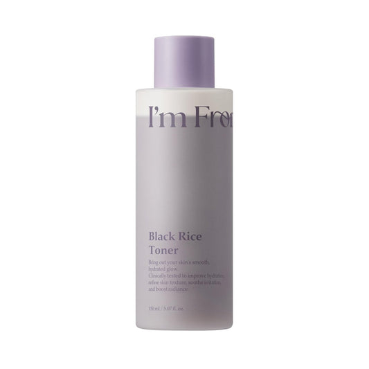 I'm from Black Rice Toner für fettige Haut, Talgkontrolle, leicht, mit Niacinamid und Panthenol, duftfrei, koreanische Hautpflege, 150 ml