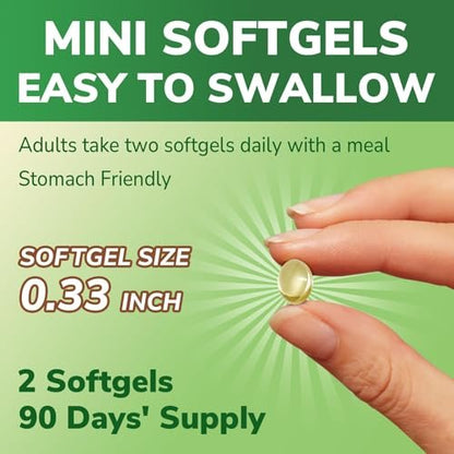 Vitalibre Knoblauch Extrakt, geruchlos, hochdosiert, Non-GMO, glutenfrei, Herz & Immunsystem, antioxidativer Schutz, 180 Softgels