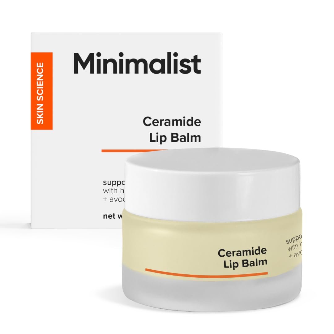Minimalist Ceramide Lip Balm mit Hyaluronsäure für trockene, rissige Lippen - 0,28 oz / 8 g